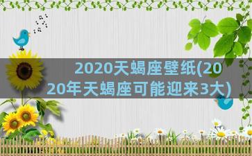 2020天蝎座壁纸(2020年天蝎座可能迎来3大)